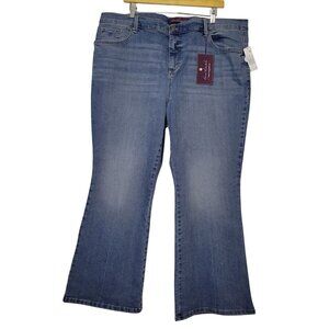 Gloria Vanderbilt Amanda Bootcut Jeans 20 W Short Women's Denim Blue Stretch